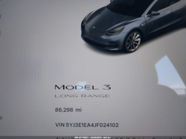 5YJ3E1EA4JF024102 Tesla MODEL 3