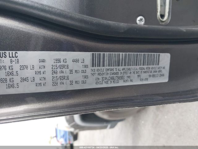 3C4NJCAB6JT502651 Jeep Compass Sport Fwd