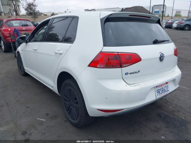WVWKP7AU2GW915504 Volkswagen E-golf Se