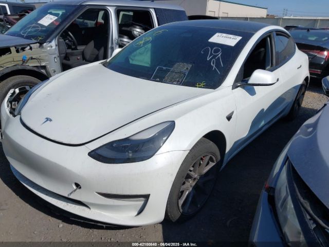 2021 TESLA MODEL 3 5YJ3E1EA8MF100456 Photo 1