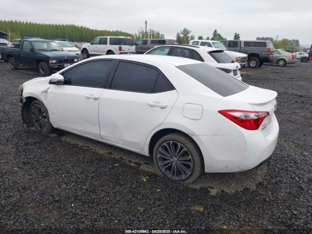 2T1BURHE4FC403172 Toyota Corolla S Plus