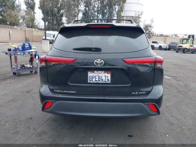 5TDHZRBH6LS501945 Toyota Highlander Xle