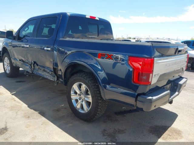 1FTEW1EG9JFC63702 Ford F-150 Platinum