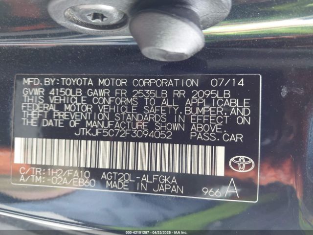 JTKJF5C72F3094052 Scion TC