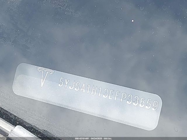 5YJSA1H13EFP33659 Tesla Model S P85