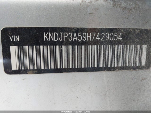 KIA SOUL + 2017 KNDJP3A59H7429054 Image 9