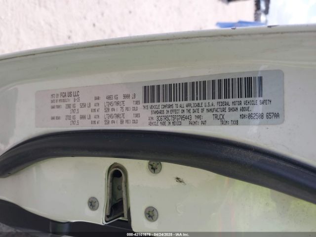 3C6TR5CT5FG705443 RAM 2500 Tradesman