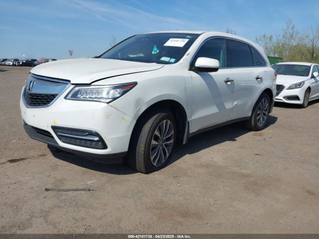 5FRYD3H46GB007383 Acura Mdx Technology   Acurawatch Plus Packages/technology Package