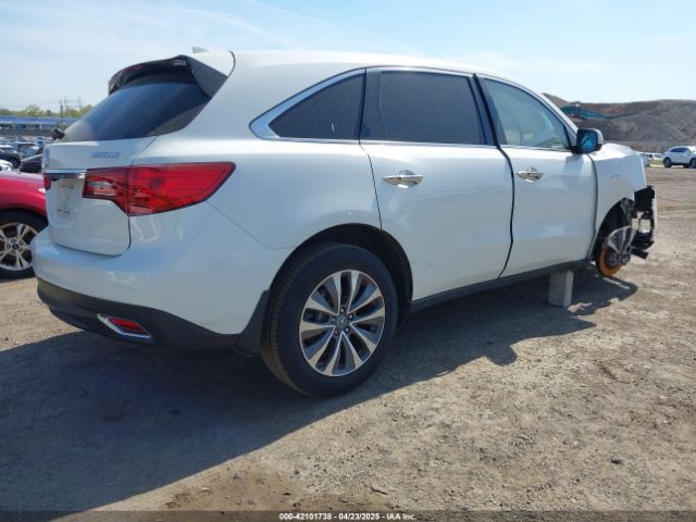 5FRYD3H46GB007383 Acura Mdx Technology   Acurawatch Plus Packages/technology Package