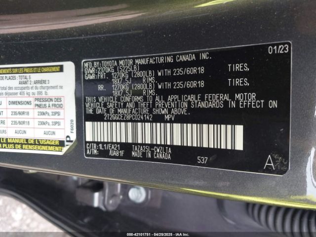 2023 LEXUS NX 350 2T2GGCEZ8PC024142 Photo 8