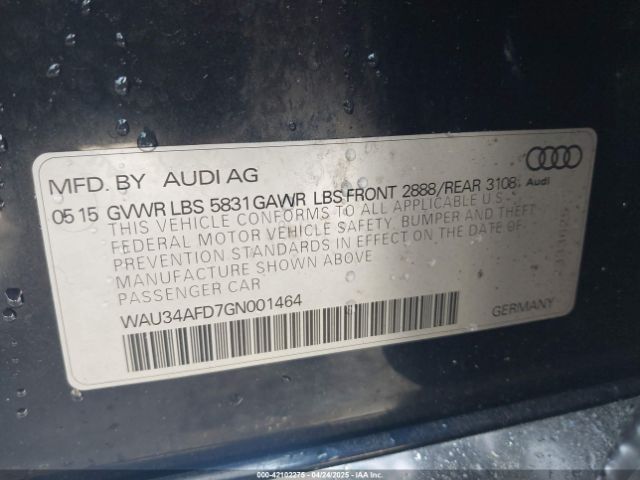 WAU34AFD7GN001464 Audi A8 L 3.0t