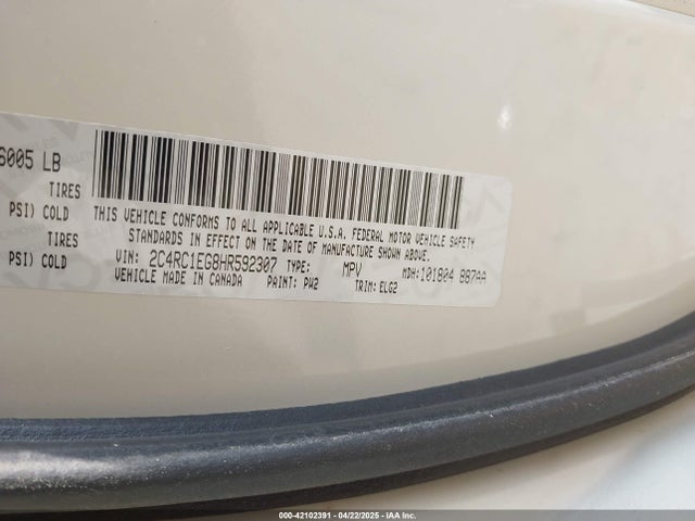 2C4RC1EG8HR592307 Chrysler Pacifica Touring-l Plus