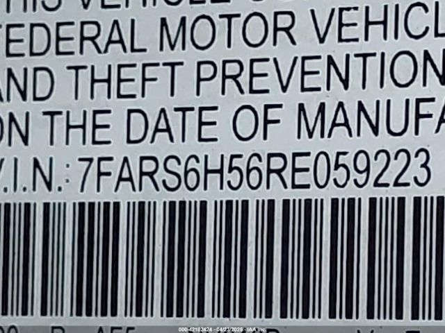 7FARS6H56RE059223 Honda Cr-v Hybrid Sport