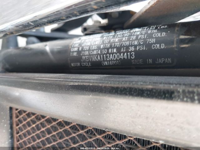 2003 KAWASAKI VN1600 JKBVNKA113A004413 Photo 9