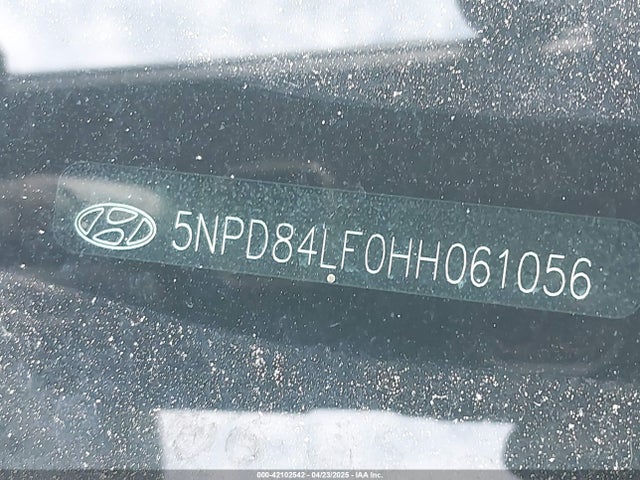 5NPD84LF0HH061056 Hyundai ELANTRA SE