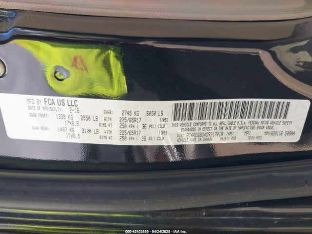 2016 DODGE GRAND CARAVAN 2C4RDGBG4GR317018 Photo 8
