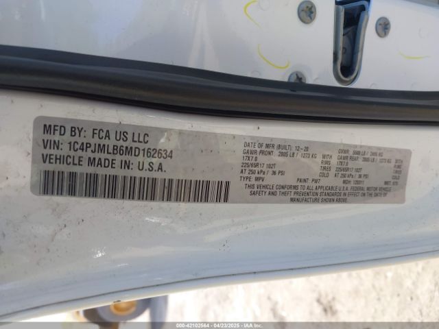 2021 JEEP CHEROKEE 1C4PJMLB6MD162634 Photo 8