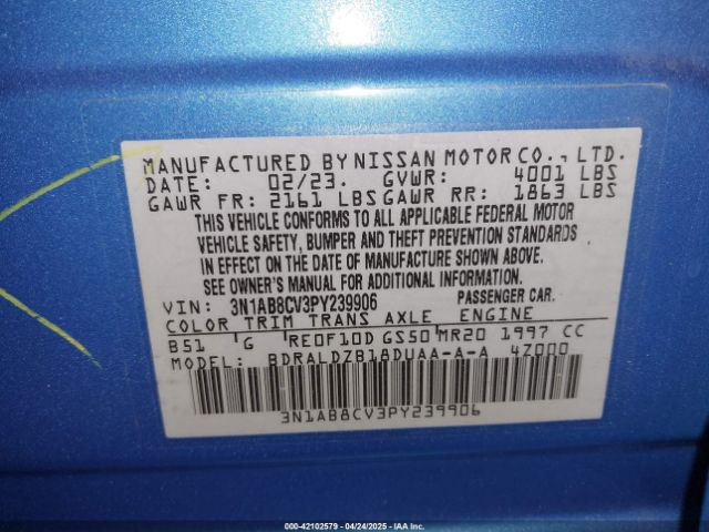 2023 NISSAN SENTRA 3N1AB8CV3PY239906 Photo 8