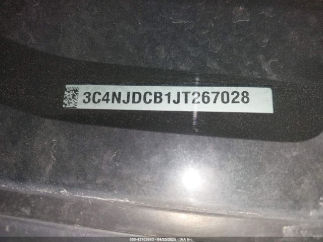 3C4NJDCB1JT267028 Jeep Compass Limited 4x4