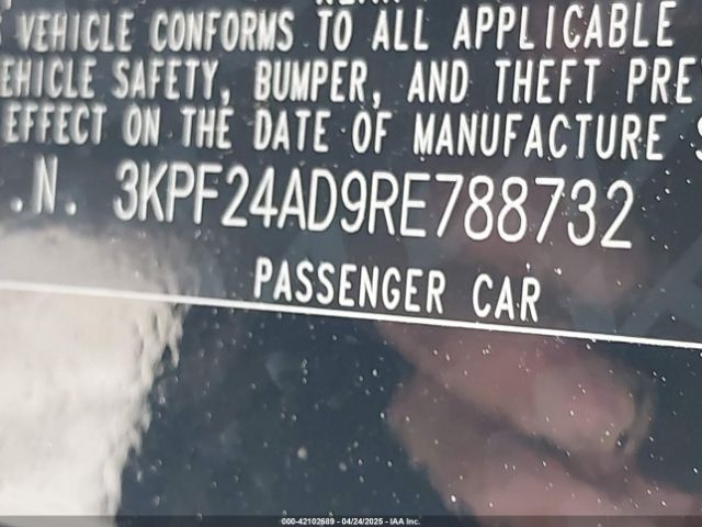 3KPF24AD9RE788732 KIA FORTE LX