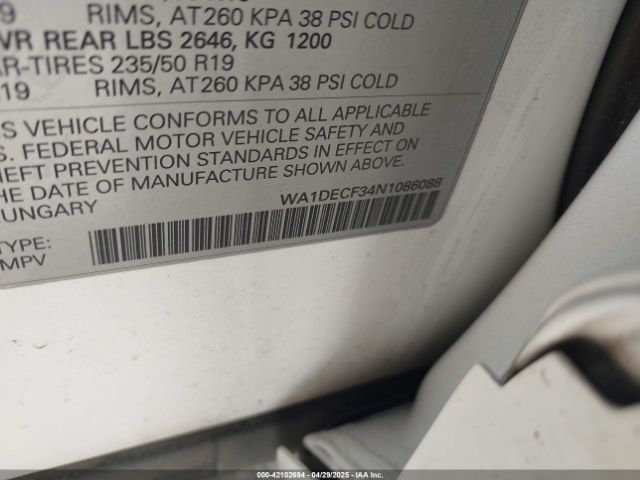 2022 AUDI Q3 WA1DECF34N1086088 Photo 8
