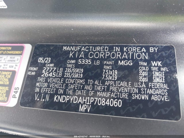 KNDPYDAH1P7084060 KIA t-gdi gamma ii