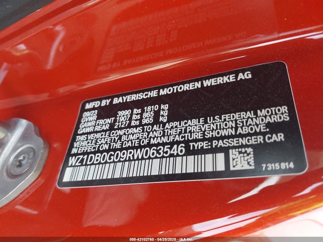 WZ1DB0G09RW063546 Toyota Supra