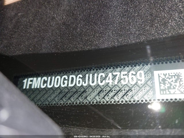Ford ESCAPE SE 2018 1FMCU0GD6JUC47569 Image 9