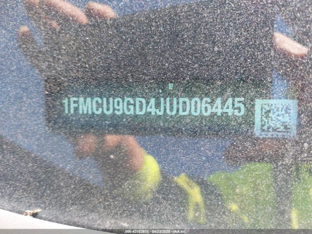 1FMCU9GD4JUD06445 Ford ESCAPE SE