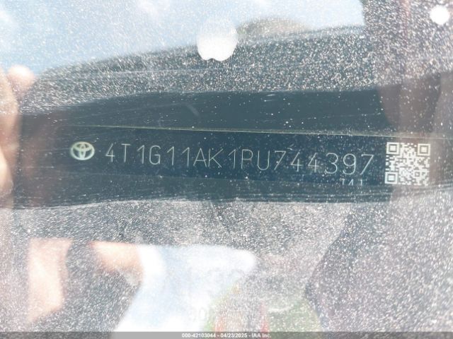 4T1G11AK1PU744397 Toyota CAMRY SE