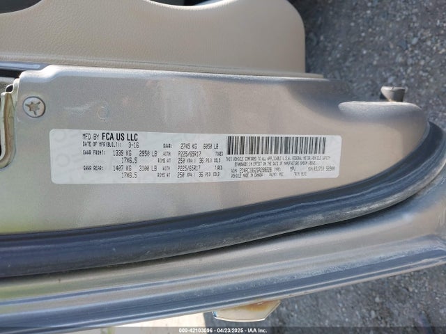 2C4RC1BG2GR288828 Chrysler Town & Country Touring