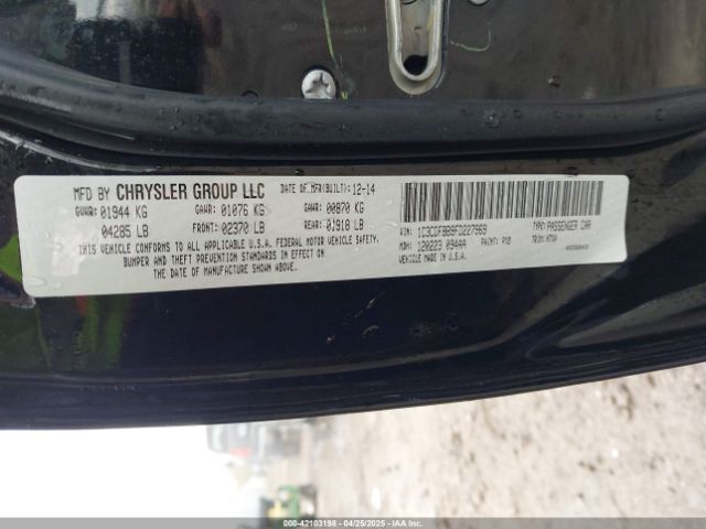 1C3CDFBB9FD227969 Dodge DART SXT
