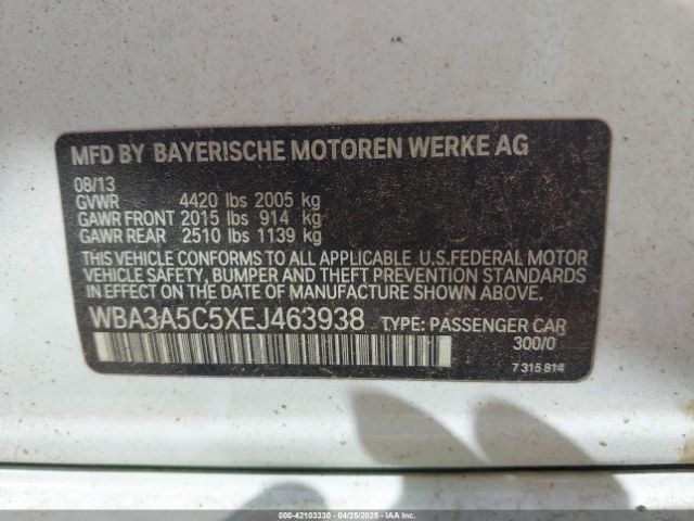 2014 BMW 328I WBA3A5C5XEJ463938 Photo 8