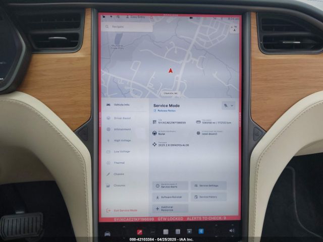 5YJXCAE21KF196699 Tesla Model X 100d/75d/long Range