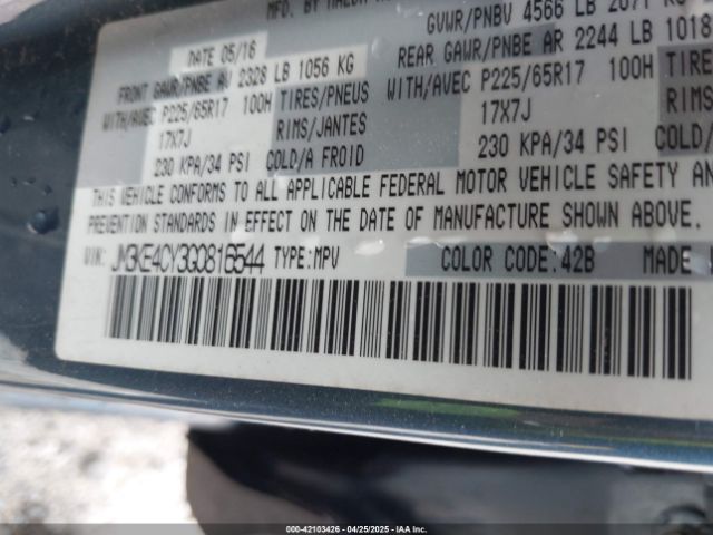 JM3KE4CY3G0816544 Mazda Cx-5 Touring