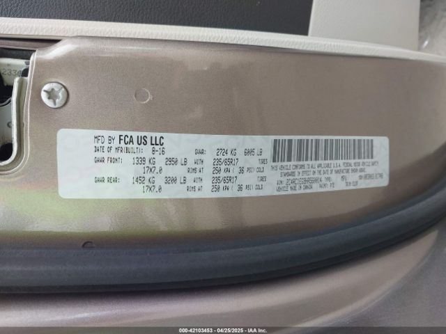 2017 CHRYSLER PACIFICA 2C4RC1EG9HR560014 Photo 8