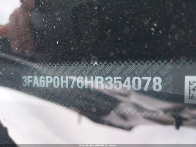 3FA6P0H76HR354078 Ford FUSION SE