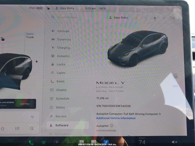 2022 TESLA MODEL Y 7SAYGDEE5NF342226 Photo 6