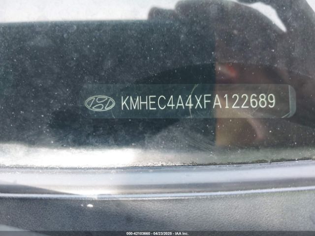 KMHEC4A4XFA122689 Hyundai SONATA HYBRID