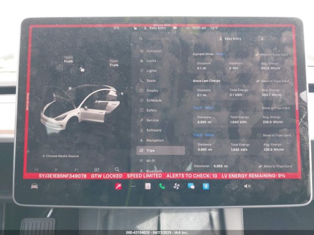 2022 TESLA MODEL 3 5YJ3E1EB5NF349078 Photo 6
