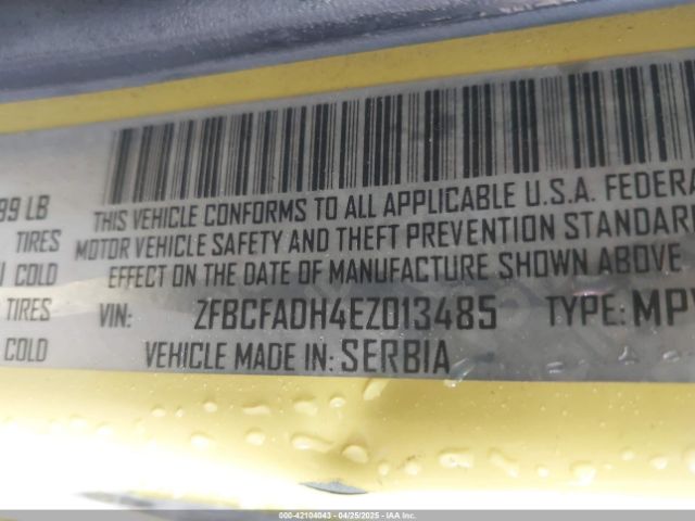 ZFBCFADH4EZ013485 Fiat 500L TREKKING