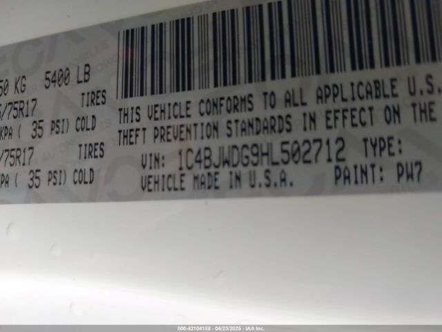 2017 JEEP WRANGLER UNLIMITED 1C4BJWDG9HL502712 Photo 8