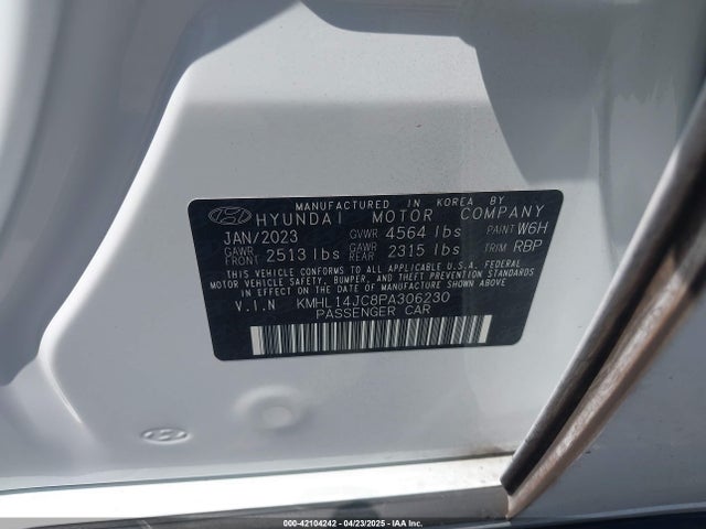 KMHL14JC8PA306230 Hyundai Sonata N Line