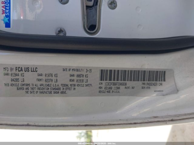 1C3CDFBB6FD306838 Dodge DART SXT