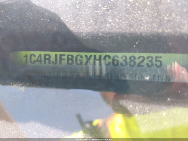 1C4RJFBGXHC638235 Jeep Grand Cherokee Limited 4x4