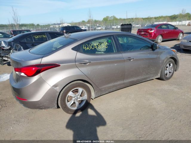 5NPDH4AE4EH522782 Hyundai ELANTRA SE