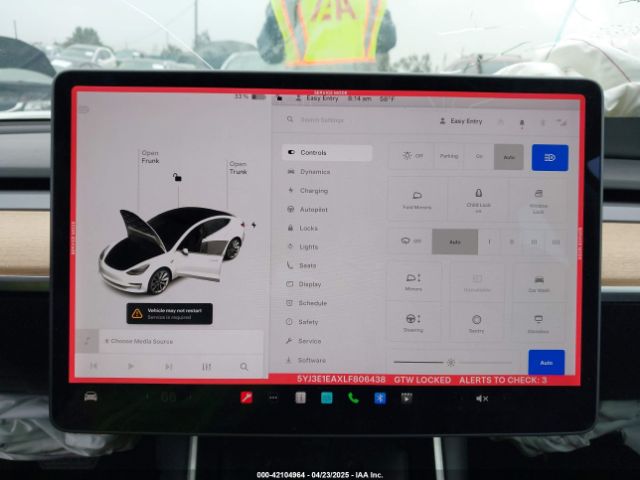 5YJ3E1EAXLF806438 Tesla Model 3 Standard Range Plus Rear-wheel Drive/standard Range Rear-wheel Drive