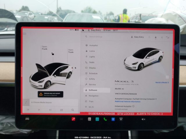 5YJ3E1EAXLF806438 Tesla Model 3 Standard Range Plus Rear-wheel Drive/standard Range Rear-wheel Drive