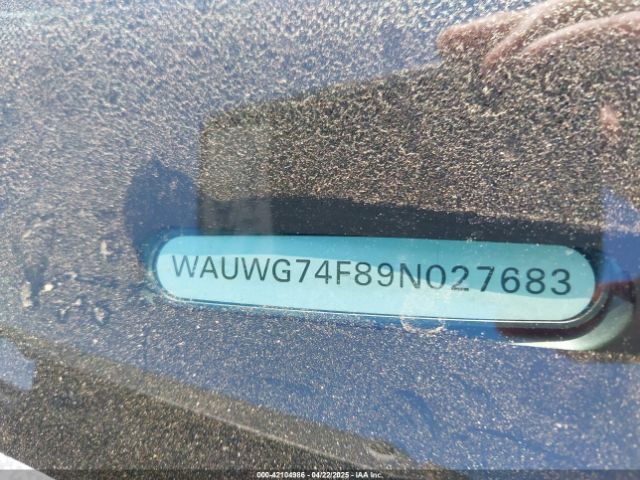 2009 AUDI A6 WAUWG74F89N027683 Photo 8
