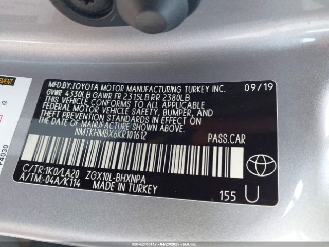 NMTKHMBX6KR101612 Toyota C-hr Limited